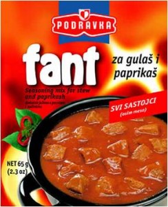 Podravka Fant Stew & Paprikash 65g